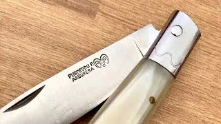 Pocket knife sheath making (Sardinia knife,Pattada)