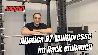 Atletica R7 Multipress built inside the rack - the better alternative | R8 identical in construction