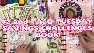SAVINGS CHALLENGES $2 Dollar Tuesday (sort of) Low Income stuffing for sinking funds with FREEBIES‼️