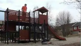 Playground Backflip Fail