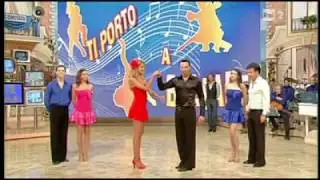 SALSA TUTORIAL Imparare a ballare - lezione 3 TI PORTO A BALLARE - Rai 2 i fatti vostri