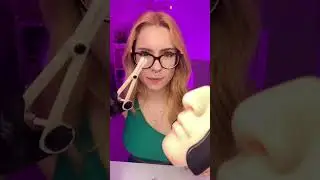 ASMR PIERCING YOUR NOSE 👃 #shorts #shortsvideo #shortsviral #shortsfeed #asmr #asmrforsleep