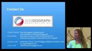 ACM SIGGRAPH Chapters Fast Forward - Washington DC (SIGGRAPH 2015 )