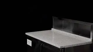 2 Two doors pizzatable marble top saladette ESL3831
