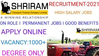SHRIRAM TRANSPORT FINANCE COMPANY LIMITED I TAMILNADU PRIVATE JOBS I FRESHERS JOBS I JOBS TAMIL