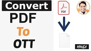pdf to ott | convert pdf to ott online free | how to change pdf into ott file