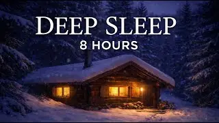 Deep Sleep Piano Music &ndash; 8 Hours ❄️ Warm Winter Night | Relaxing Music for Insomnia