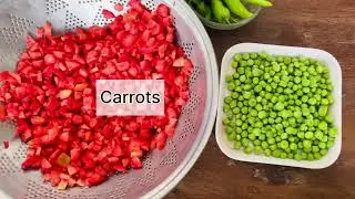 3-Minute Buttered Carrots and Peas Recipe | Easy Carrots and Peas Side Dish /village style