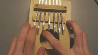 DIY kalimba with piezo pickup / Jamuary 2023 Day 13 #jamuary2023