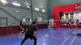 03 Oct 2025 | Beng-Roldan vs. Liza-James J. | #Queuing #QPALS #Badminton #DohaQatar 