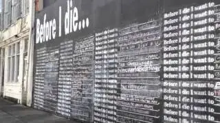 Before I Die wall