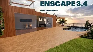 ENSCAPE 3.4 | EXTERIOR RENDER WITH HDRI EFFECT