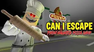 CAN I ESCAPE FROM HAUNTED PIZZA SHOP | ROBLOX