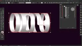 3D TEXT WRAP AROUND CYLINDER | adobe illustrator | 3d | text wraping | design | fox teacher
