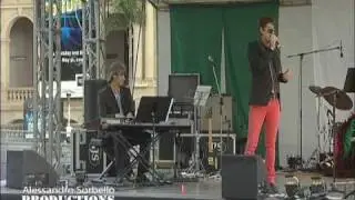 Marco Evans performs 