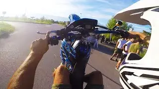 TM 125 smr Wheelie training - RAW
