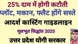 UP Goverment Adarsh Casting Guidelines (MoolBhoot Siddhant 2025).UP Govt.UP 28-12-2025,