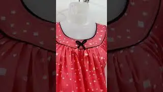 double piping nighty design. #sewing #fashion #stitching #trending #nighty #viral #sew #design #diy