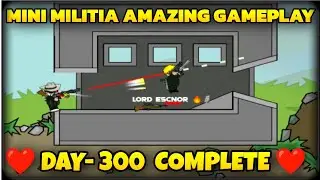 DAY- 300 | Mini Militia Classic : AMAZING GAMEPLAY 🔥 #minimilitia #minimilitiadoodlearmy2#viral#da2