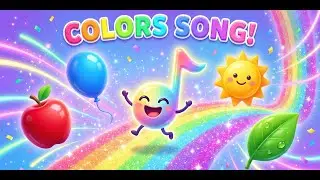 The Colors Song | Learn Colors for Kids | Glow-Re-Mi Studio