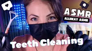 ASMR Dentist with latex gloves