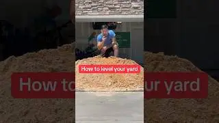 How to level your lawn and yard with sand