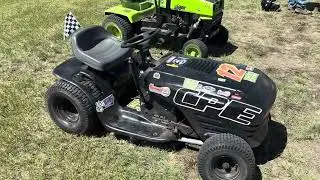 Wimborne Alberta lawn tractor racing 2025 full length video.