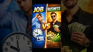 JOB⏰VS BUSINESS💸#shorts #@vs_india-c8k #@BrainXMania #comparison #paisa#profit#education#bu