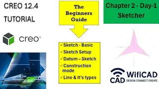 🚀 Master Creo Parametric 12.4 from Scratch &ndash; Chapter 2 - Day-1 #automobile #3dmodeling #tutorial