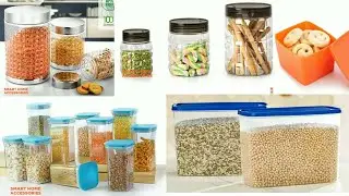 Amazon Plastic Food Storage Containers | Grain Storage |  Airtight lid Canisters