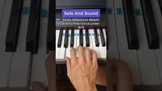 SAFE AND SOUND PIANO TUTORIAL
