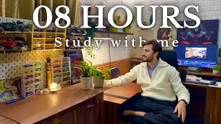 08 Hour🔴 LIVE STUDY WITH ME | Day 106| Pomodoro 90:15