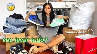 SEPARANDO O QUE VOU LEVAR PARA O BRASIL! *organizando meu quarto*