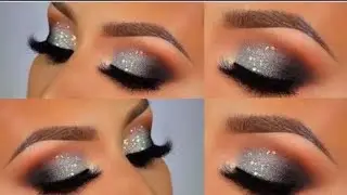 Simple grey eyes makeup tutorial for beginners step by step full makeup tutorial 👀💄