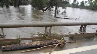 Menangle bridge NSW flood 21/03/2021 - BEFORE Warragamba dam spill