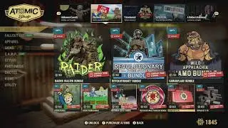 Fallout 76 - Atomic Shop Items - 20 Oct 2020 - Black Cat Bundle