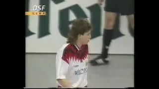 Widzew Łódź - Hannover 96 1-1, turniej halowy w Niemczech