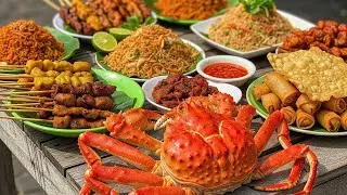 Crazy Giant King Crab, Indonesia Street Food & More! Food Video Compilation #foodie #cooking #recipe