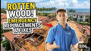 Rotten Wood, Bad Flashing, and a Cheap Roof Job. 😬 | Florida Roofing Reality