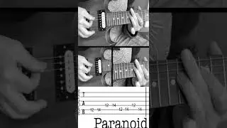 paranoid guitar tab easy black sabbath guitar lesson