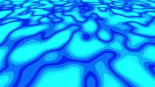 Abstract Wavy Blue Topographic Background | Flowing Contour Lines | 6 Hours 4K 60FPS (No Sound)
