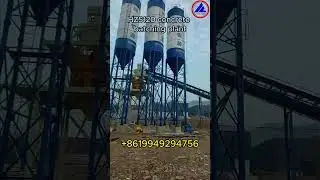 HZS120 concrete batching plant installation#construction #concretemixingplant #concretebatchingplant