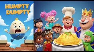 Humpty Dumpty 👑🥚 | Classic Nursery Rhymes for Children
