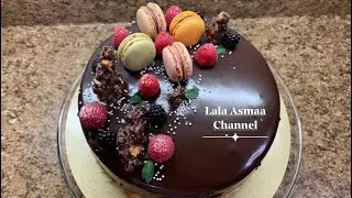 كيكة الشوكلاط 2021 بالگلاصاج 4K وبدون فرن ومكونات بسيطة وكتجي اللذيذة 👌
