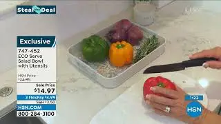 ECO Serve Salad Bowl with Utensils