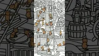 Hidden Cats - Pirates #cat #cute #puzzle #shorts #moments #gaming #шортс #gameplay #игра #music #lol
