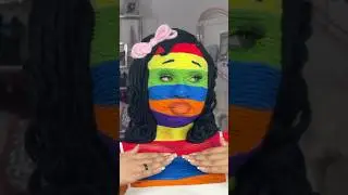 a bad case of stripes X yarn makeup☺️🌈