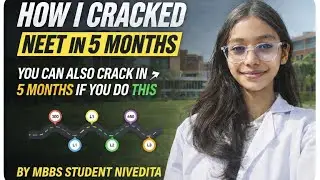 How I cracked NEET in 5 months! My NEET journey #missionneet #mission100 