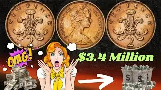 Hidden Treasures Exposed: 1975 UK New 2 Pence Coins Worth Big Money! 💥💰
