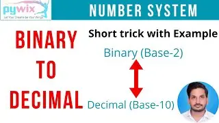 binary to decimal octal hexadecimal conversion | binary number system | convert binary to decimal